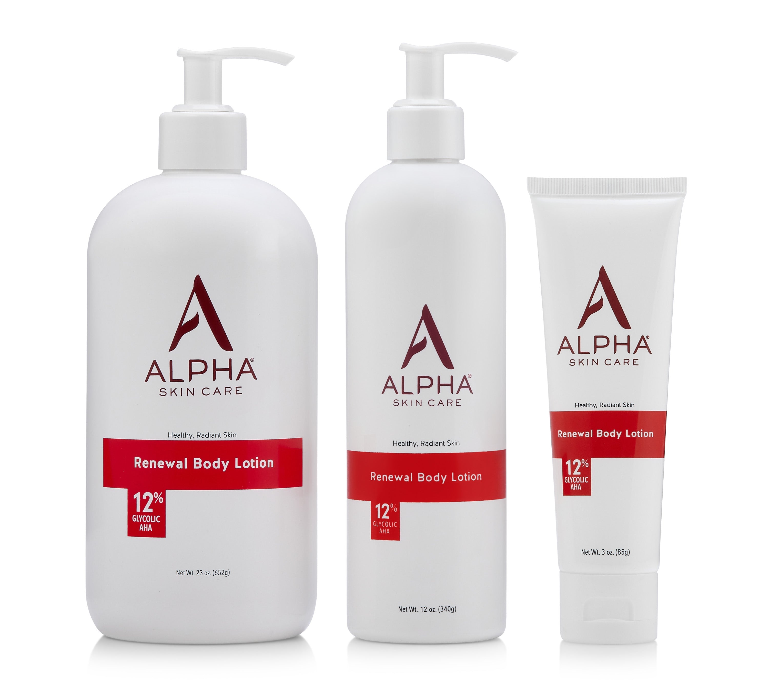 Renewal Body Lotion 12% Glycolic AHA – Alpha Skin